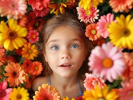 Flower Power Frauen von Egon Zitter