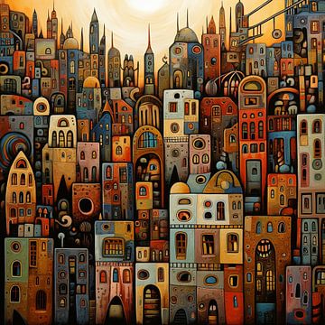 Hundertwasser city by Natasja Haandrikman