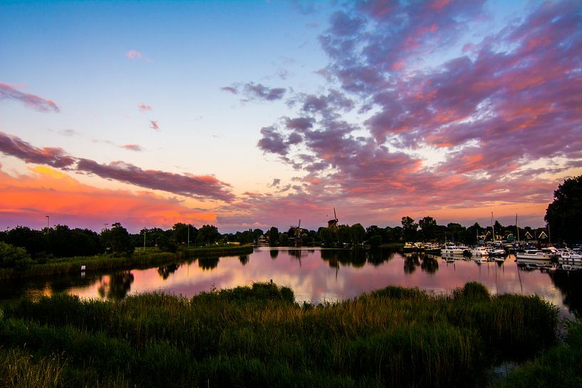 Weesper Mills by sunset par Robin Voorhamm