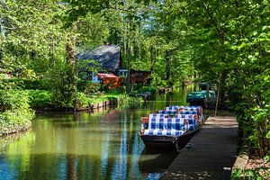 Kahn im Spreewald in Lehde