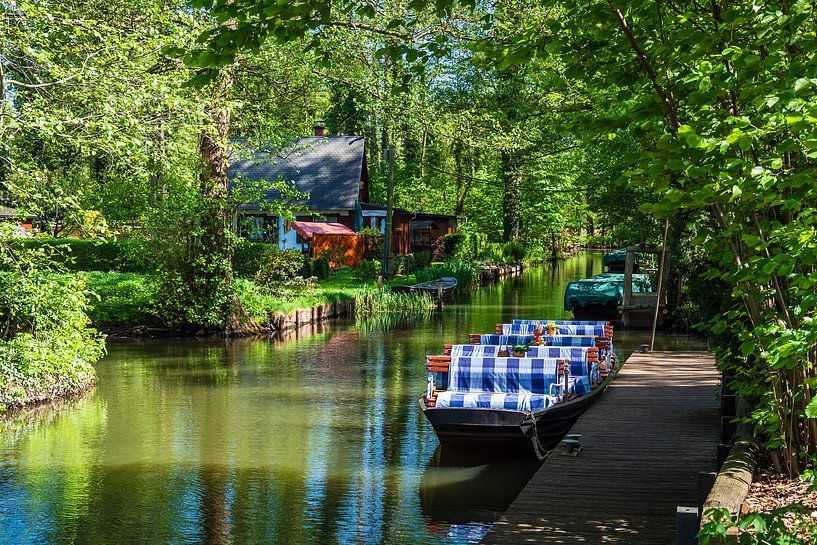 Kahn im Spreewald in Lehde par Rico Ködder