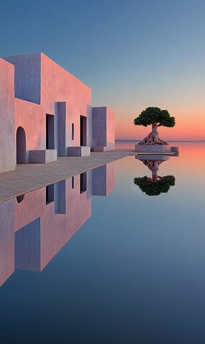 Silence à l'horizon au pastel