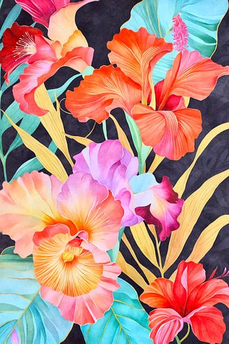 Exotic floral splendour