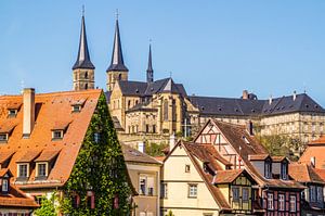 Blick auf das Kloster Michaelsberg in Bamberg