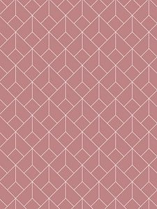 Geometrische Patroon Print - Roze van MDRN HOME