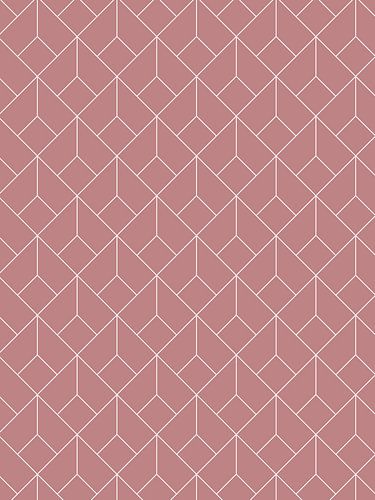 Geometric Pattern Print - Pink