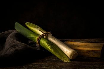 Leek Still Life