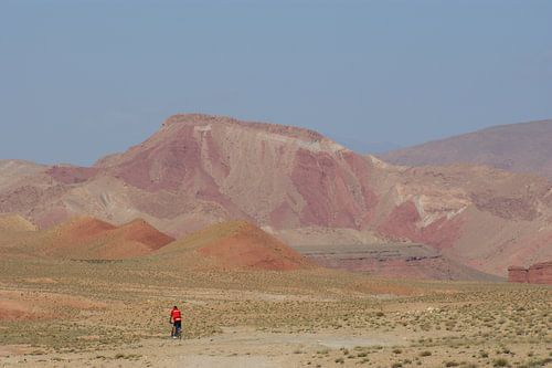 rose berglandschap in  Marocco