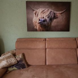 Customer photo: She's a beauty by Claudia Moeckel, on canvas