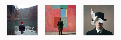 Collage aus verschiedenen AI-Bildern