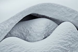 Schnee abstrakt von Halma Fotografie