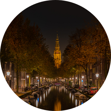 Een rustige herfstavond in Amsterdam van Remco Piet