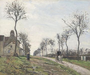 Weg naar Marly, Camille Pissarro