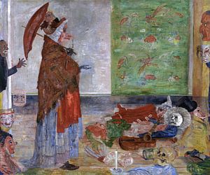 James Ensor. Erstaunen der Maske Wouse