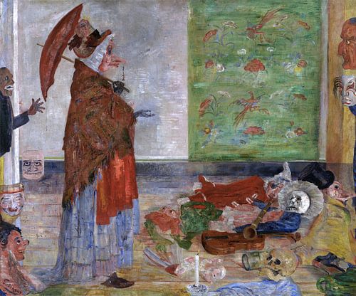 James Ensor. Verbazing van het masker Wouse