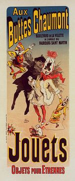 Vintage Poster for Magasin Aux Buttes Chaumont. Jules Cheret, (1836-1932)