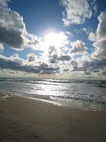 Wolkenschiffe über Nørlev Strand