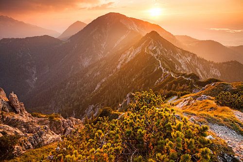 Vue du Herzogstand Heimgarten