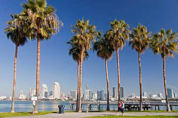 San Diego Skyline van Peter Schickert
