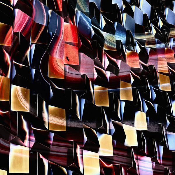 Abstrakte Würfel II von Maurice Dawson