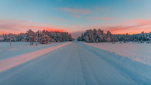 Schweden Verlassene Straße von Andy Troy