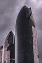 Starships | Twee Starship prototypes bij Starbase van SpaceX van Chris Thomassen (Wereldreizigers.nl) thumbnail