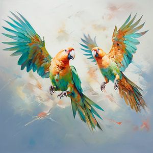 Serie Papagei von Hetty Lamboo
