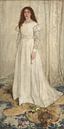 Symphony in White, No. 1: The White Girl, James McNeill Whistler van Meesterlijcke Meesters thumbnail