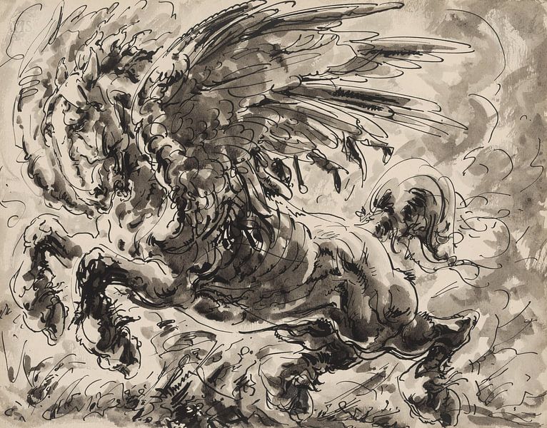 Pegasus, Alfred Ost, 1931 van Atelier Liesjes