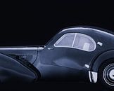 Bugatti Phoenix 57-SC Atlantik 1938 S/W von Jan Keteleer Miniaturansicht