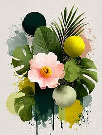 Pastel Flora - Circle Play & Pink Flower