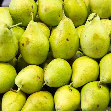 peren, groen, fruit, groente, markt van Leo van Maanen