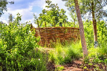 BADEN-WUERTTEMBERG : BALINGEN GARDEN SHOW - LARGE STRAW BASKET by Michael Nägele