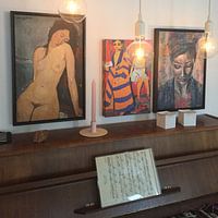Photo de nos clients: Femme nue - Amedeo Modigliani - 1916 par Atelier Liesjes, sur toile