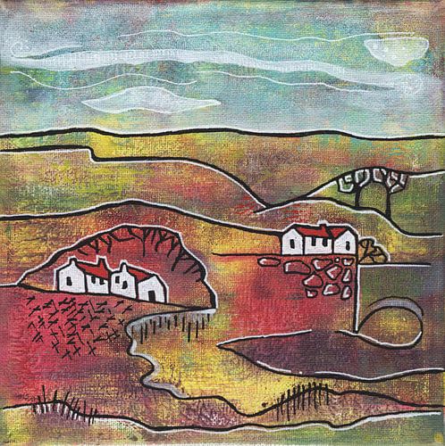 origineel seizoenslandschap - zomer