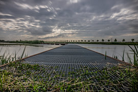 La zone de Noorderdiep à Dordrecht, le calme... sur Willem Woudenberg / Photobywim