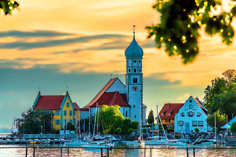 Parish Church of St. George, Wasserburg Bodensee, Germany by Madan Raj Rajagopal