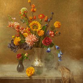 Klassiek bloem stilleven van Lisette Sloet