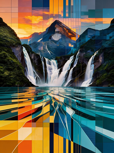 Cascade de couleurs