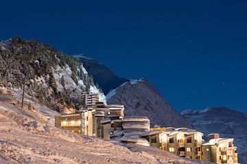 Avoriaz - wintersport dorp in de Alpen von Arie-Jan Eelman