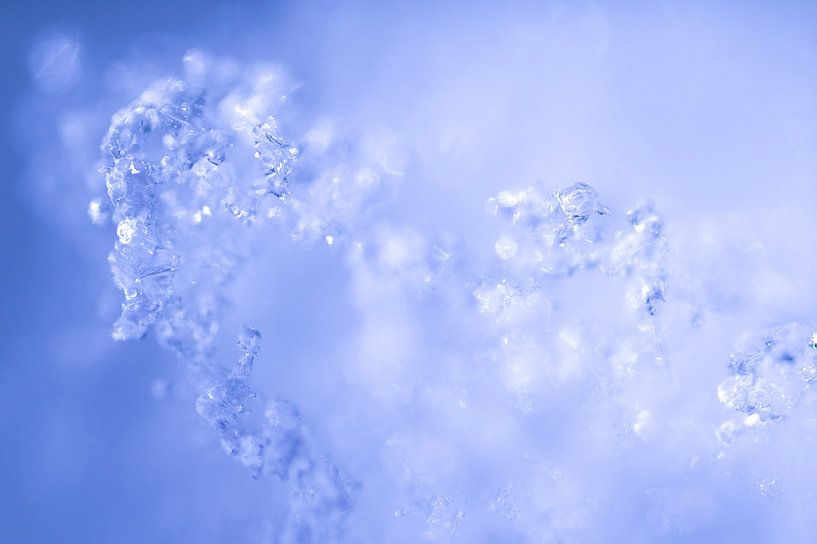 Ultramacro photography snow by Prisca van Dorrestein