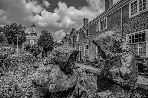 Breda - Begijnhof - Noir et blanc