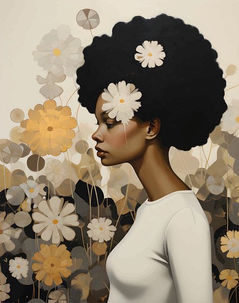Jardin de fleurs par Mirjam Duizendstra