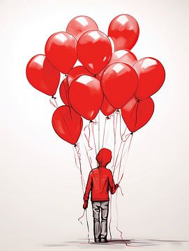 Luftballons der Freude von Art Lovers