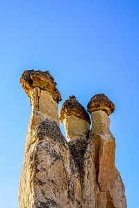 Piliers rocheux en Cappadoce