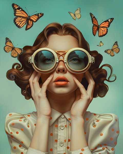Among the Butterflies by But First Framing
