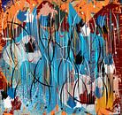 kleurrijke abstracte en geometrische vormen van een regenachtige en winderige dag van EL QOCH thumbnail