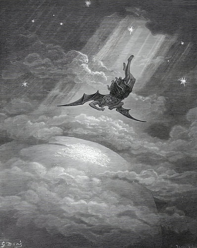 Falling Through Storm Clouds