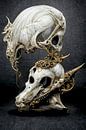 Memento mori  - Mysterious Animal Goth Skull Relict 8 van Max Steinwald thumbnail