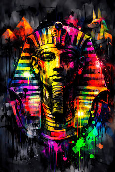 Neon Pharaoh Legacy – Ancient Power in Color
